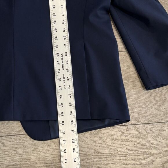 Lauren Ralph Lauren Classic Blazer Men 46R LRL Navy Gold Buttons Wool Sport Coat - Picture 6 of 9